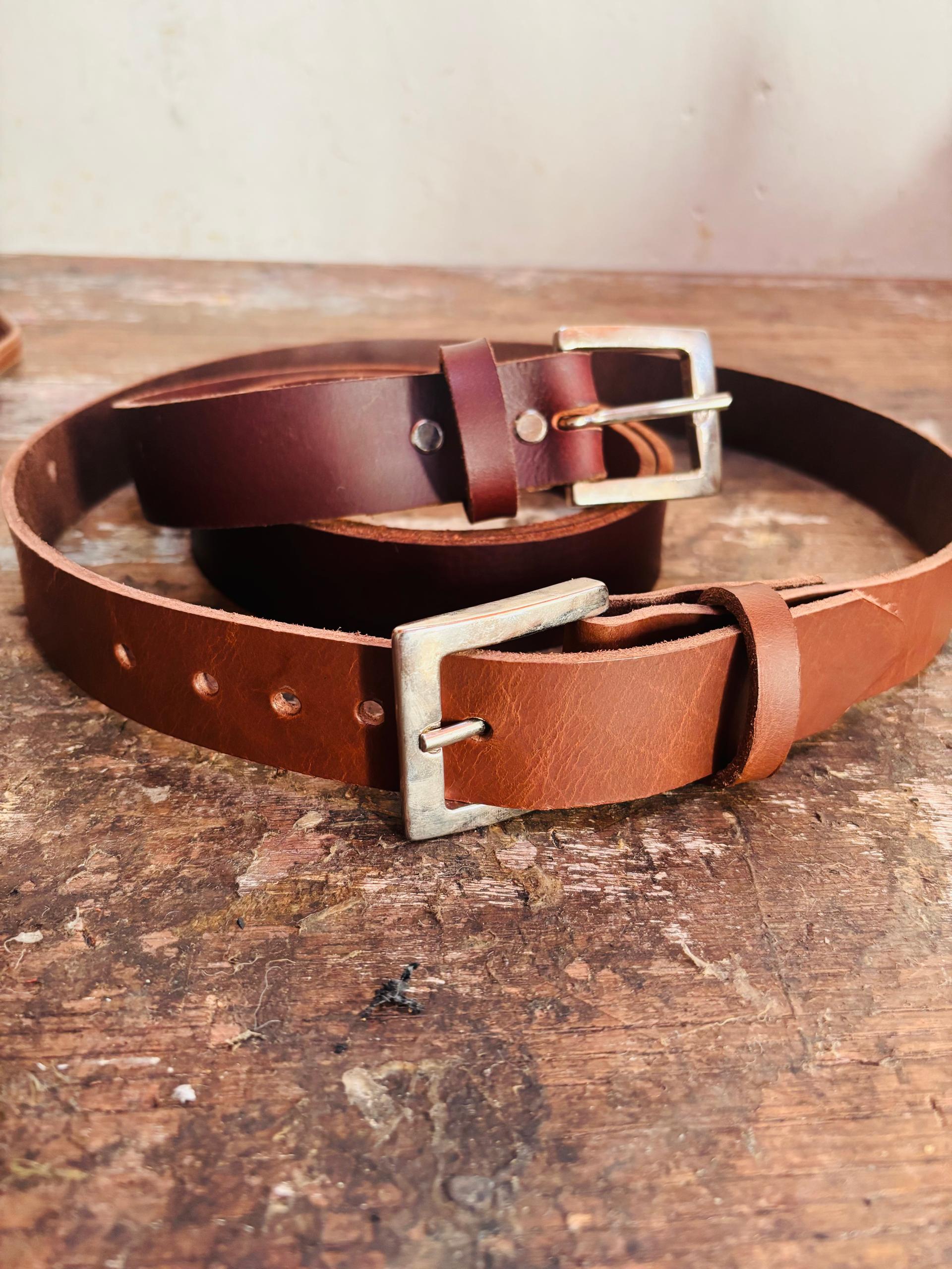 Full-Grain Genuine Leather Belt